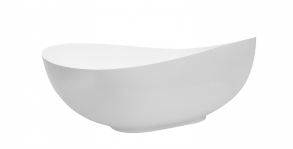 BESCO Wanna wolnostojąca Siya 160x92 + klik-klak chrom #WMD-160-S