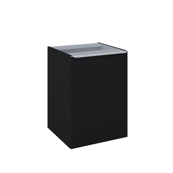 ELITA SZAFKA LOFTY 50 Z KOSZEM CARGO BLACK MATT 168305/RE080500027160