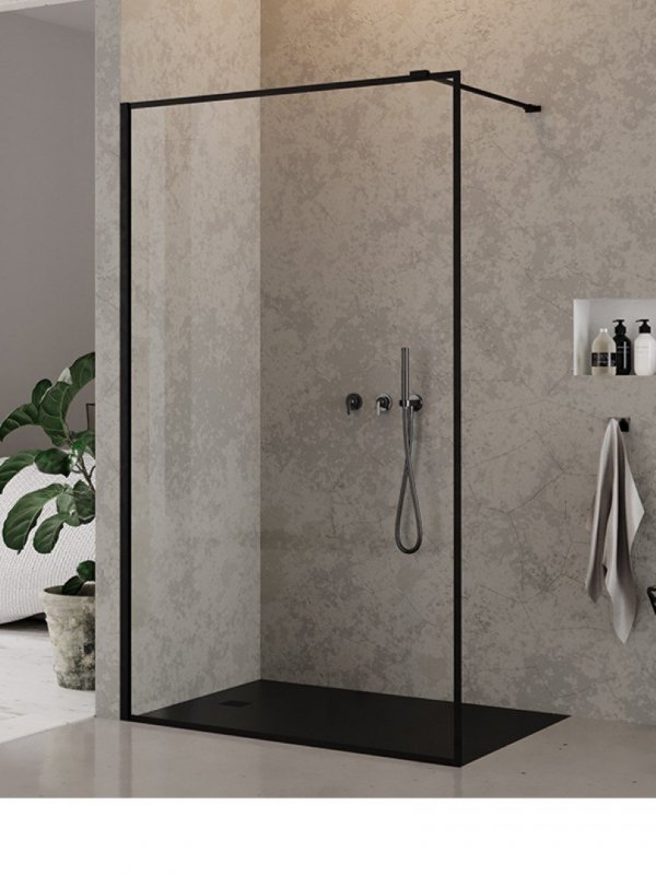 NEW TRENDY - Kabina Walk In New Modus BLACK 140X200 EXK-0253