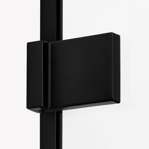 NEW TRENDY - Drzwi wnękowe prysznicowe AVEXA BLACK 110cm EXK-1552/53 