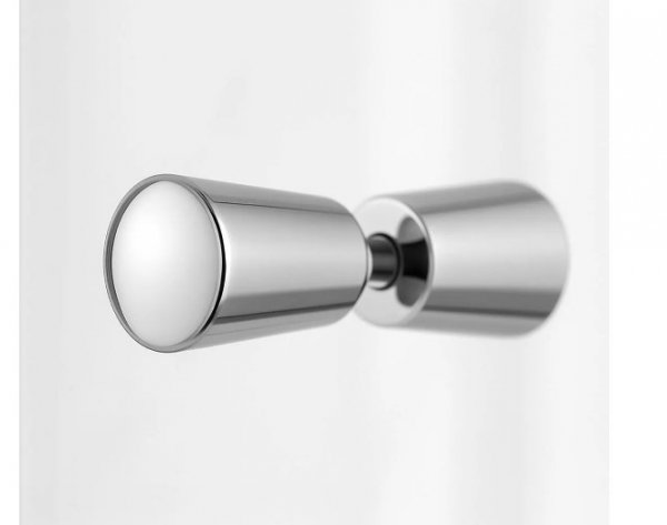 REA - Kabina Prysznicowa PRIMO SWING CHROM uchylne drzwi 100 + ścianka 100