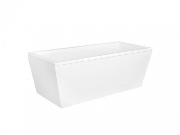 BESCO - Wanna wolnostojąca Vena 170 + syfon chrom z przelewem slim #WKVE-170WSS