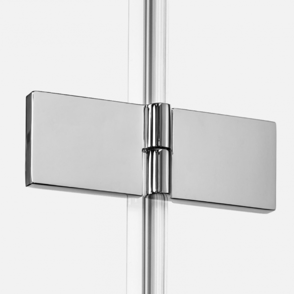 NEW TRENDY Kabina NESTA chrom 2D prostokątna  120x80x200 czyste 6mm Active Shield 2.0 K-3676