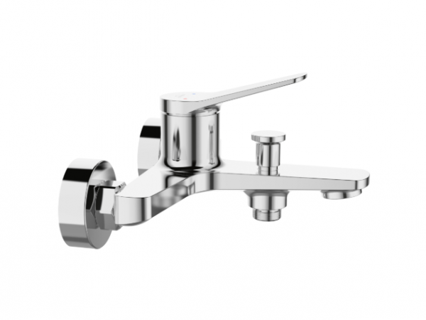 INVENA Bateria wannowa Alonia chrom BW-70-001-V
