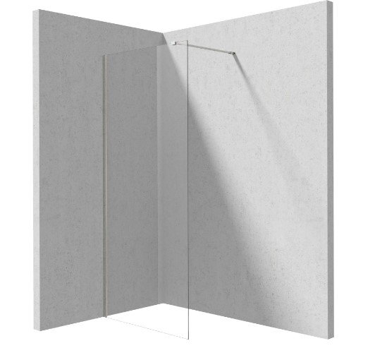 DEANTE - Ścianka prysznicowa PRIZMA walk-in 90 cm chrom  KTJ_039P
