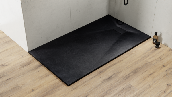 BESCO Brodzik prostokątny 180x90x3,2 Vexo Black 180 BVB-180-90-P