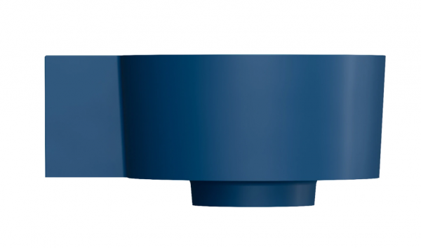 OMNIRES umywalka nablatowa/wisząca - lewa, 33 x 34 cm OVO M+ midnight blue mat OVO335UWLMB