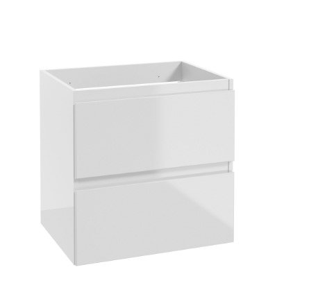 AQUAFORM - szafka podumywalkowa / podblatowa 2S 60 OTTIMA biały połysk  AQ.401-1106011