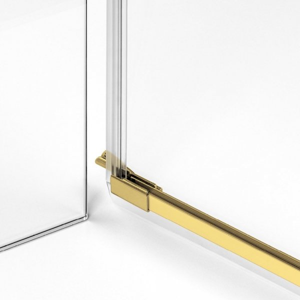 NEW TRENDY Kabina przyścienna AVEXA GOLD SHINE 90x120x200 EXK-2135/EXK-2105 POLSKA PRODUKCJA