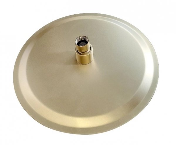 REA - Deszczownica okrągła 25cm Złota Szczotkowana