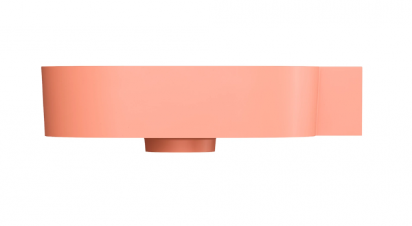 OMNIRES umywalka nablatowa/wisząca OVO M+ prawa, 55 x 38 cm coral mat OVO555UWPCO