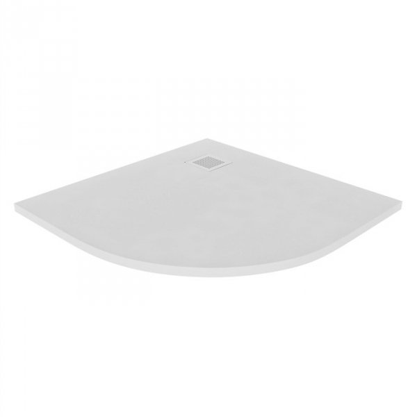 NEW TRENDY Brodzik półokrągły 90x90 biały Mori B-0451