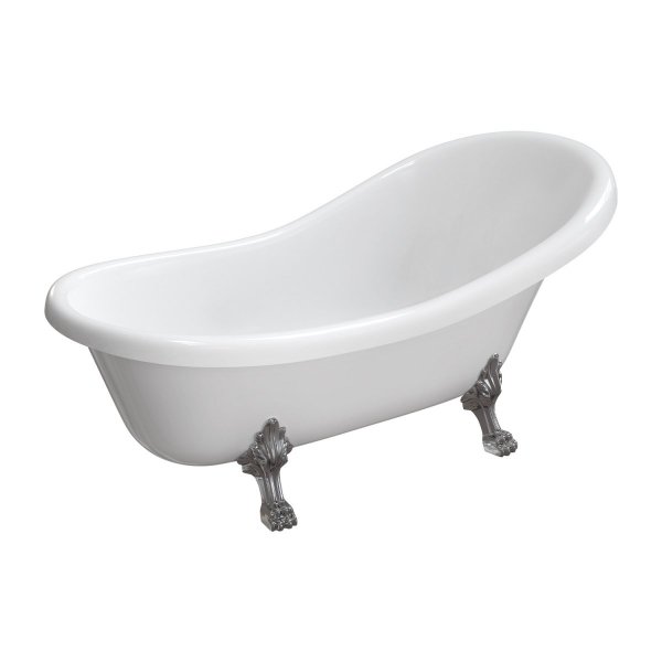 OMNIRES Komplet wanna wolnostojąca 175x82cm ATENA COMFORT + bateria wolnostojąca ARMANCE miedź antyczna AM5233ORB