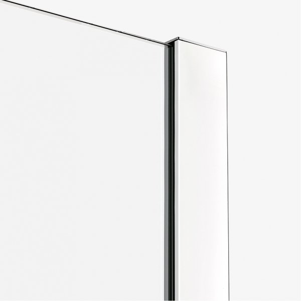 NEW TRENDY Parawan nawannowy Smart 100x150, dwuelementowy, wspornik skośny EXK-4096-WU