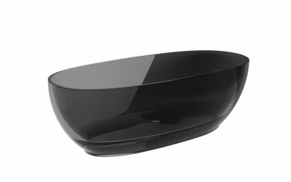 BESCO Wanna wolnostojąca Mexa Carbon Grey 170x78 maskownica czarny matt #WAM-170-CGB
