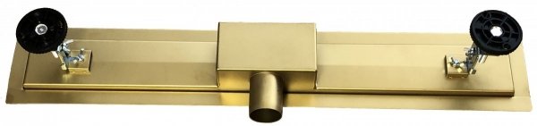 AQUALine - Odpływ liniowy posadzkowy złoty/gold 2w1 pod płytkę 60cm L04GL