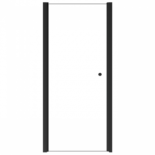 BESCO Drzwi prysznicowe 80x195 Sinco Black 80 DS-80-B