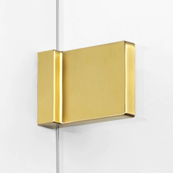 NEW TRENDY Kabina prysznicowa walk in Avexa Gold Brushed 90cm szkło 8mm EXK-7014