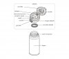 Kubek termiczny mobilny Thermos Motion 350 ml różowy