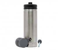 Kubek termiczny z filtrem do wody V7 650 ml MIZU 360 Adventure Kit (stalowy) nanotechnologia NASA 