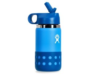 Kubek termiczny dla dzieci Hydro Flask Kids Straw Lid and Boot 355 ml (LAKE) niebieski