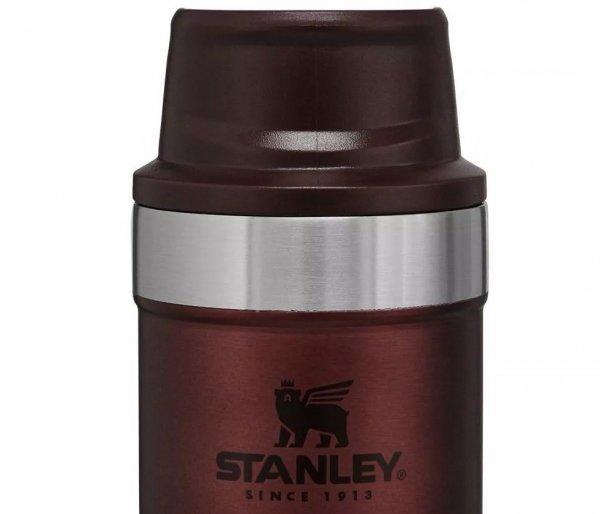 Kubek termiczny Stanley 470 ml TRIGGER ACTION TRAVEL MUG Wine Red bordowy