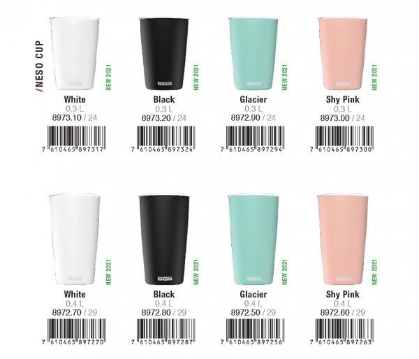 Kubek ceramiczny termiczny Sigg NESO CUP 300 ml biały Creme White