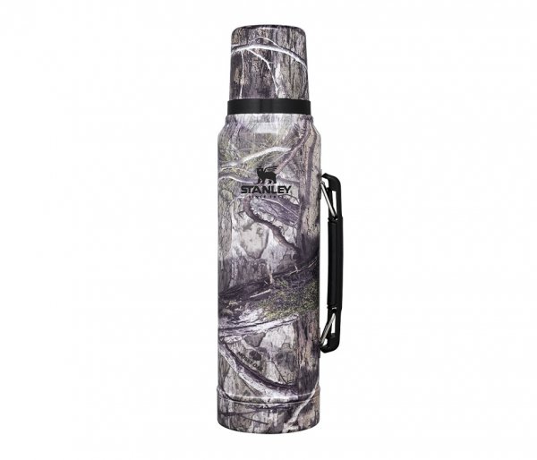 Termos stalowy Stanley LEGENDARY CLASSIC 1000 ml z rączką brązowy DNA MOSSY OAK