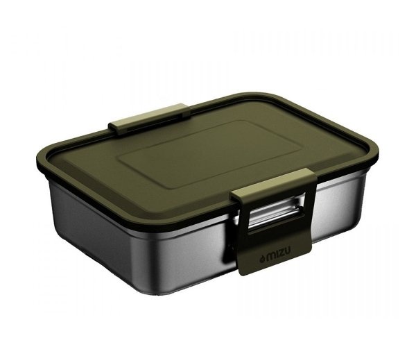 Metalowy Lunchbox MIZU zielony Safari Green 2150 ml