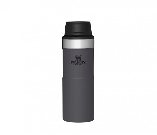 Kubek termiczny Stanley 350 ml TRIGGER ACTION TRAVEL MUG grafitowy Charcoal