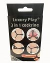 Ring- 3in1 Cockring Black