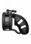 Model 18 - Chastity - 3.5 - Sil Cage Ballsplitter - Black