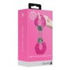 Furry Metal Hand Cuffs - Pink