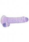 8 / 20 cm Realistic Dildo With Balls - Purple