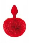 RED POMPOM ANAL PLUG