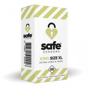 SAFE - Condoms King Size XL Extra Long & Wide (10 pcs)