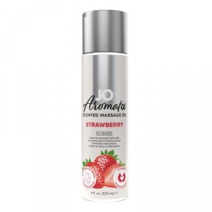 System JO - Aromatix Scented Massage Oil Strawberry 120 ml