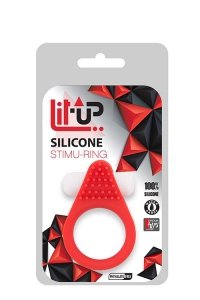 ALL TIME FAVORITES SILICONE STIMU-RING RED