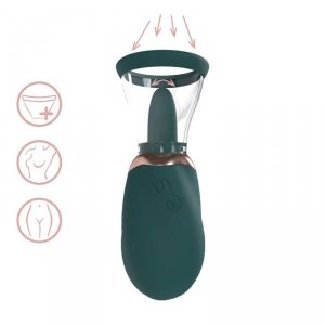 Boost - Rechargeable Vulva and Breast Pump - Forest Green