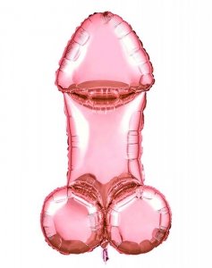 Glitterati, 3ft Rose Gold Mylar Balloon