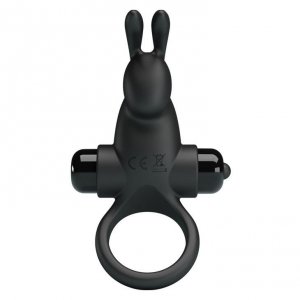 PRETTY LOVE - VIBRANT PENIS RING I Black