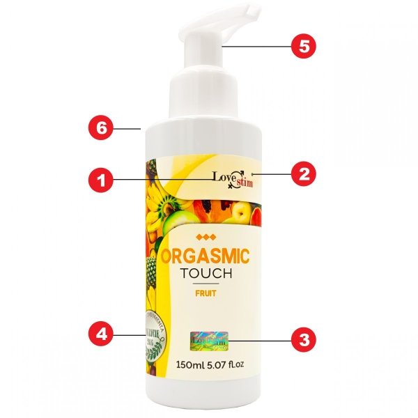 ORGASMIC TOUCH Orgazmowy żel do masażu i stymulacji FRUIT 150m