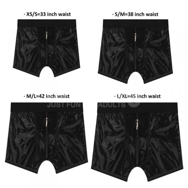 Chic Strap-On shorts (28 - 31 inch waist) Black