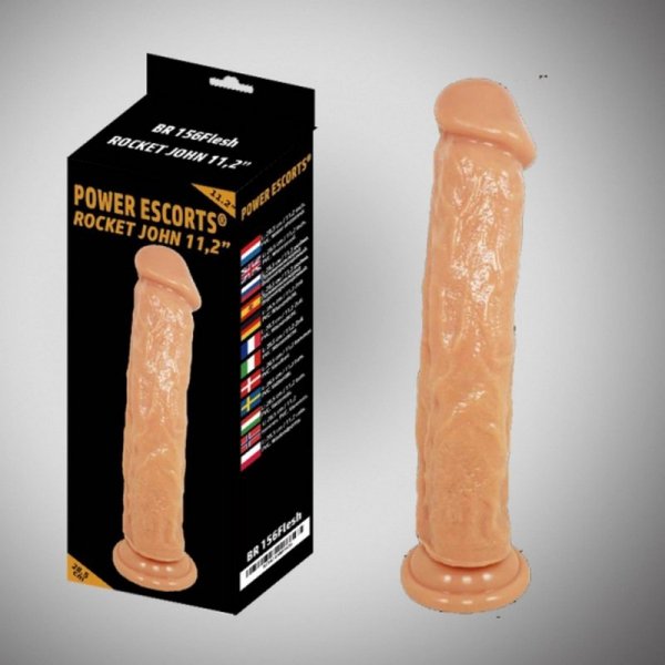 Rocket john  flesh  dildo 11,2 inch / 28,5 cm