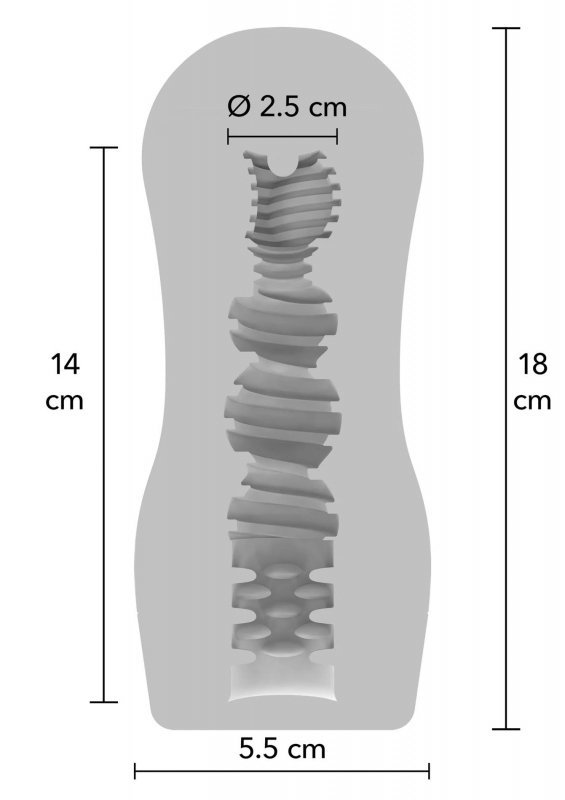 Clear Grip Vacuum Stroker