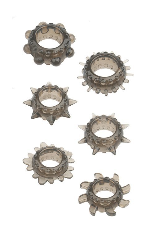 MENZSTUFF 6PC STRETCHEABLE RING SET