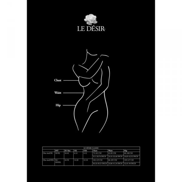Lace Suspender Bodystocking - One Size