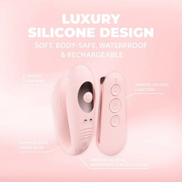 Charme - Remote Control Dual Motor Vibe - Pink