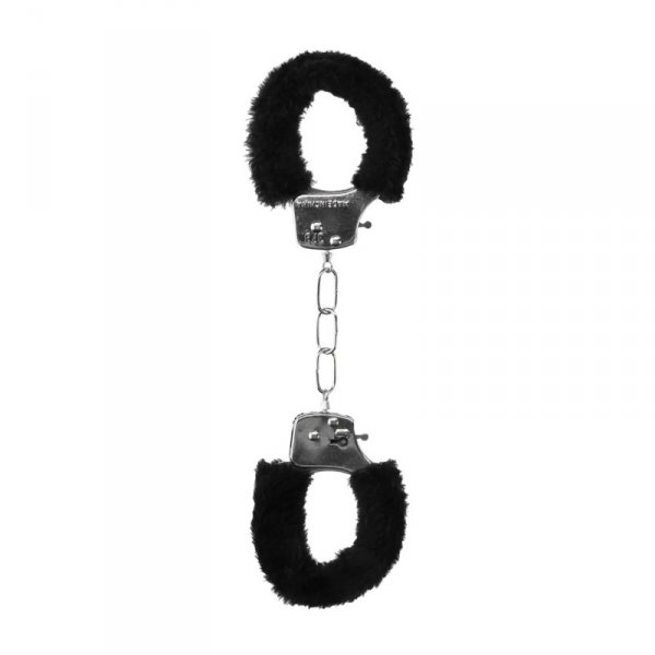Pleasure Handcuffs Furry Black