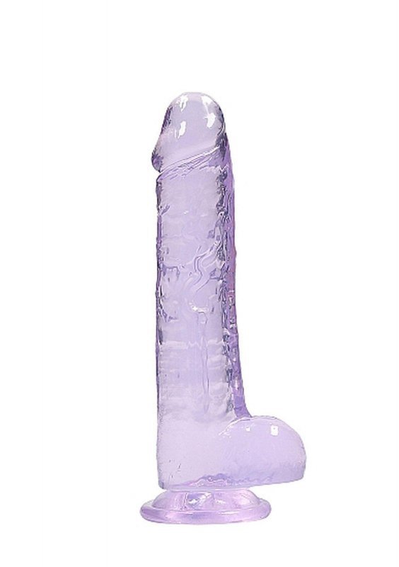 8&quot;&quot; / 20 cm Realistic Dildo With Balls - Purple